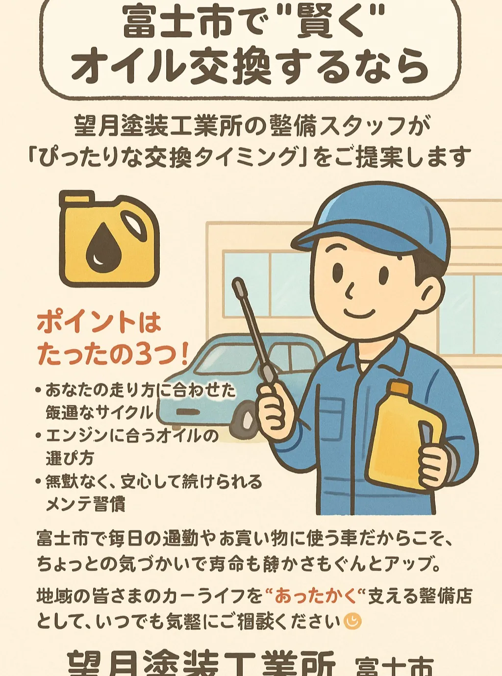 🚗✨ あなたの愛車のオイル交換、しっかり行っていますか？富士...
