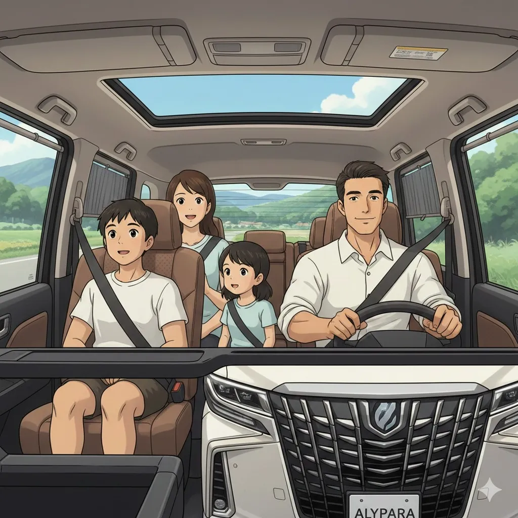 トヨタの最新技術を搭載したアルファードで、日々のドライブが新...