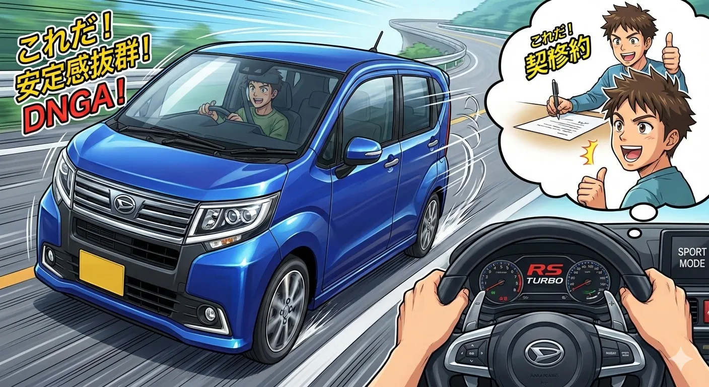 🚗✨ ダイハツのRSグレードは、次世代プラットフォームDNG...