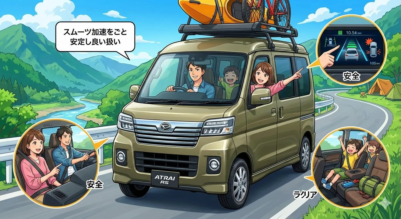 新型アトレーが到着しました！🚚✨商用バンとして生まれ変わり、...